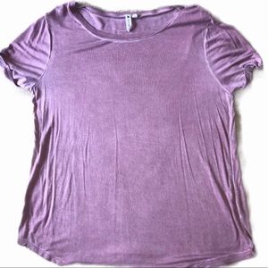 Cable and Gauge Pink Short Sleeve Shirt w/ Cuffed Sleeves (M)